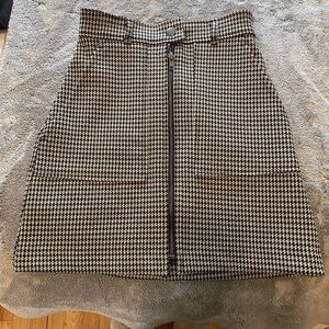 H&M Herringbone Skirt
